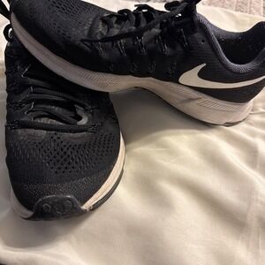 Nike Air Zoom Pegasus 33 831356-001 Women Size 10 Black‎ Running Shoes Sneakers